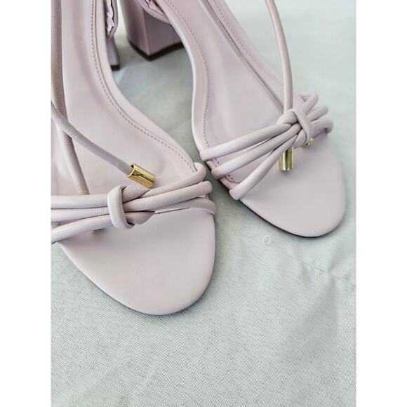Arezzo Women's Camila Mid Block Heel Sandal Soft Violeta Color Size 9.5B NWT - Picture 2 of 8